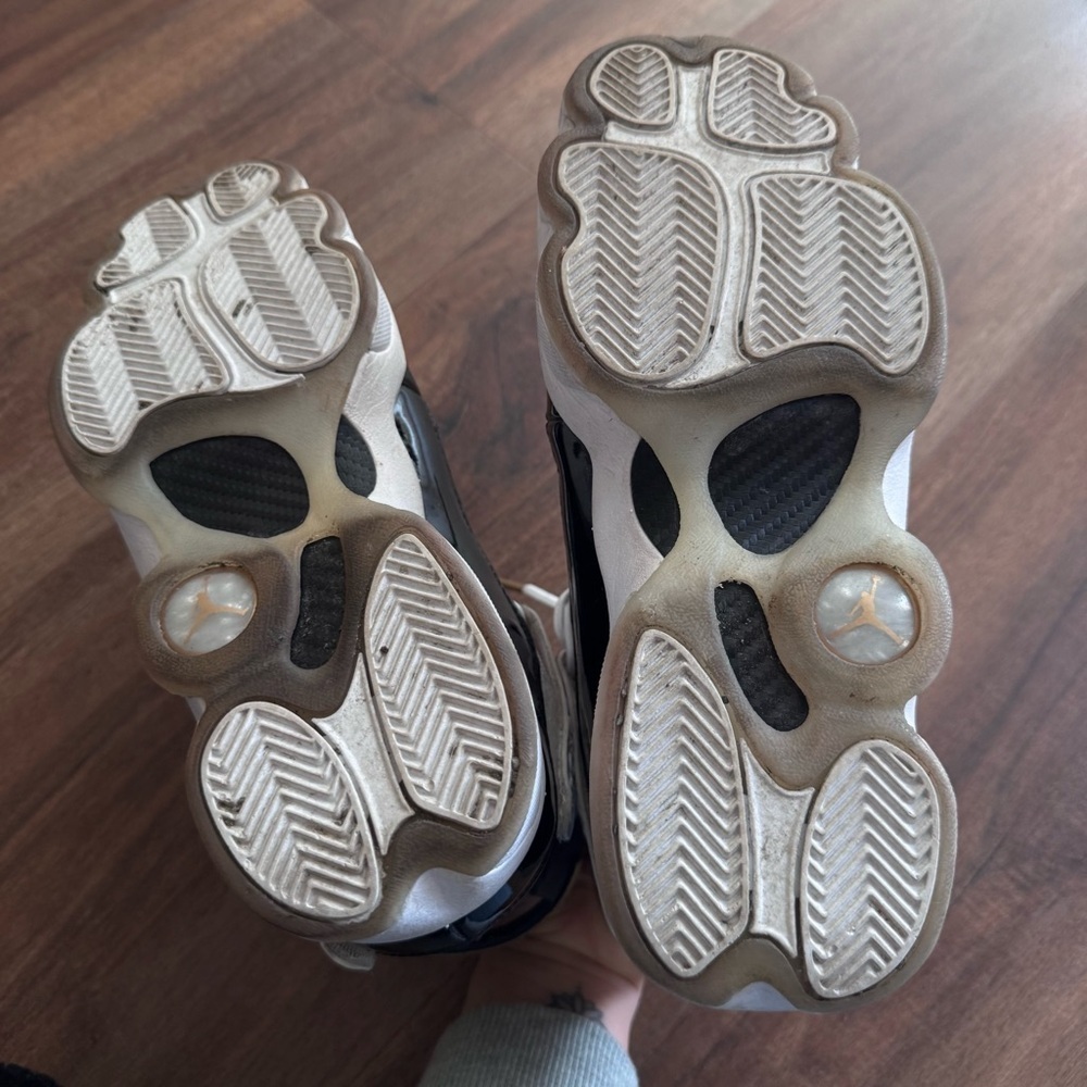 Air Jordan 6 Rings Concord Black White Metallic Gold Sneakers Basketball Runners - Picture 8 of 11